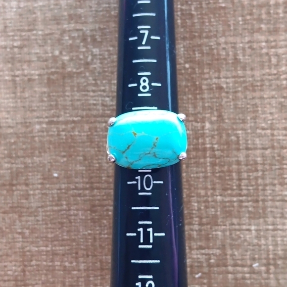 925 Silver Turquoise Ring - Picture 3 of 9